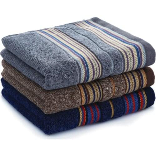 Dark cotton towel, clean face, clean face, soft and thick absorbent plain cotton face towel