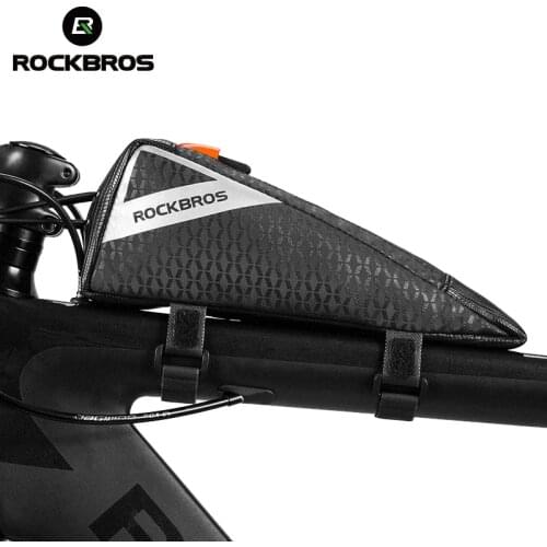 ROCKBROS Bike Frame Bag Ultralight Mini Triangle Bicycle Bag Front Top Tube Bags MTB Road Cycling Accessories Mountain Bike Bag