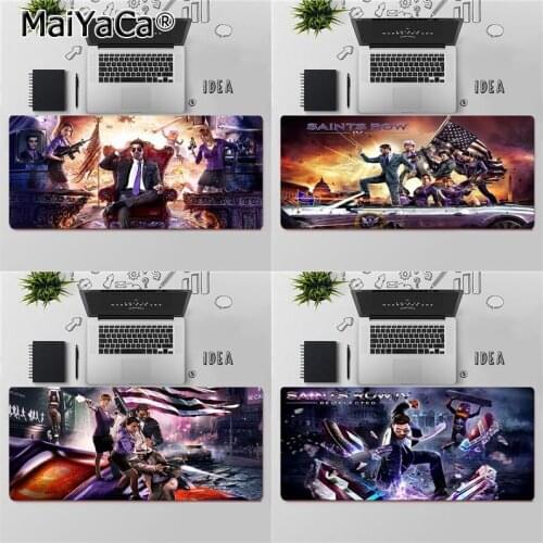 MaiYaCa Top Quality Saints Row 4 Large Mouse pad PC Computer mat Free Shipping Large Mouse Pad Keyboards Mat