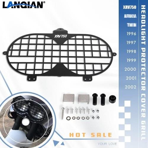For Honda XRV 750 Africa Twin 1996-1997-1998-1999-2000-2001-2002 Motorcycle Headlight Protector cover grill guard Accessories