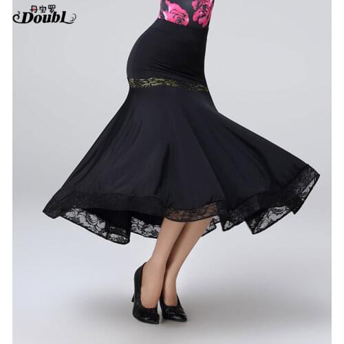 Women Ballroom Dance costumes Newest Design Woman Modern Waltz Tango skirt /standard Competition skirt S-3XL