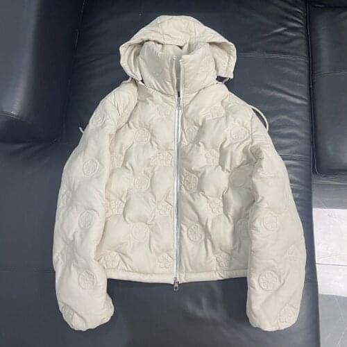 Woman Coats Natural Genuine Leather 2020 Winter 100% Sheepskin Leather Coat Female Down Coat Warm H1119