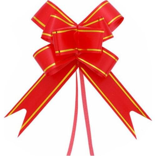 1.8cm Small Latte Art Wedding Car Gift Bag Apple Supplies Bow Wedding Holiday Latte Art Decorative Ribbon Flower