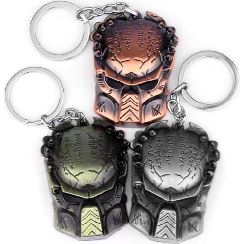 Alien v Predator Keychain Mask Exquisite Skeleton Pendants Keyring Gift Chaveiro Action Figure Cosplay Toys
