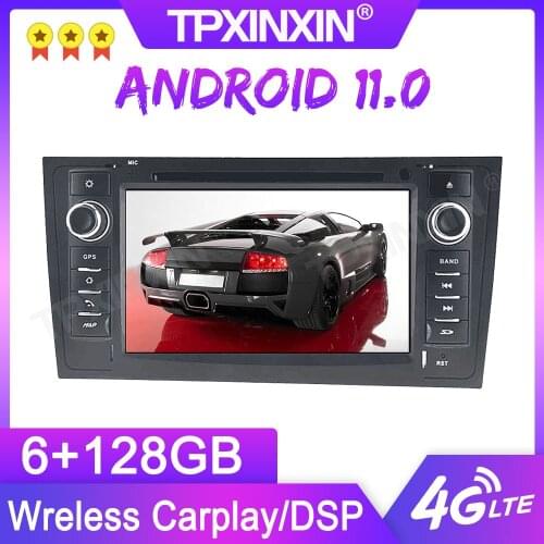 Android 11 6+128GB For AUDI A6 1997-2004 Car Multimedia Player GPS Navi Audio Stereo Screen DVD Head Unit Tape Recorder