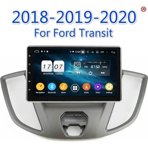 64GB Android 10 2Din Car Radio Multimedia Player GPS For Ford Transit 2014 10.1" Autoradio Bluetooth Navigation Stereo Head Unit