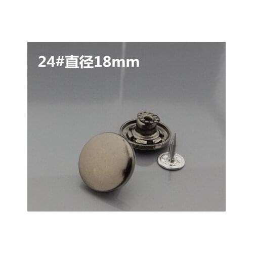 Free shipping 10pcs/lot dark grey pure color metal demin jeans pants buttons quality clothes buttons