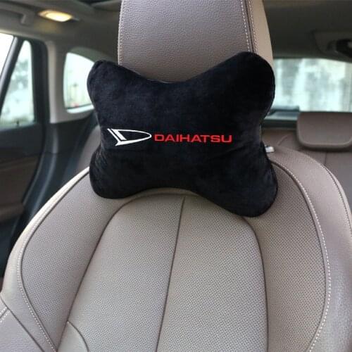 Car Seat Head Neck RestPillow Seat Belt protect Pad Cover Car Styling Auto Case For Daihatsu D-Base D-R Pico Copen Sirion Mira