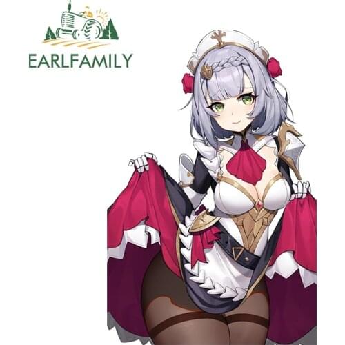 EARLFAMILY 13cm x 8.7cm for Genshin Impact Car Assessoires Stickers Vinyl Decal Campervan Surfboard Decals Anime Scratch-Proof