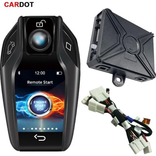 Cardot 4G GSM GPS Watch Key Universal Remote Control Start Stop Engine Keyless Entry System Security Sistem Car Alarms