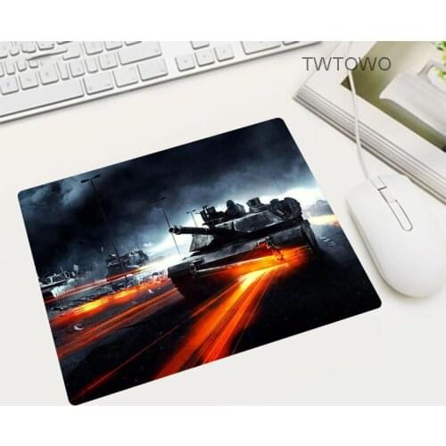 22*18 Small Size Game Laptop Player Mouse Pad Mat Gaming Pc Desk Mat Non-Slip Rubber Mousepad Battlefield3