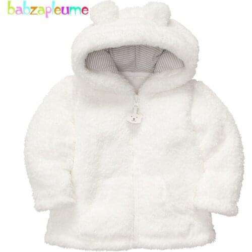 Babzapleume 6-24Months/autumn winter newborn baby boys girls coats cotton kid long sleeve infants jackets cute outerwear BC1514