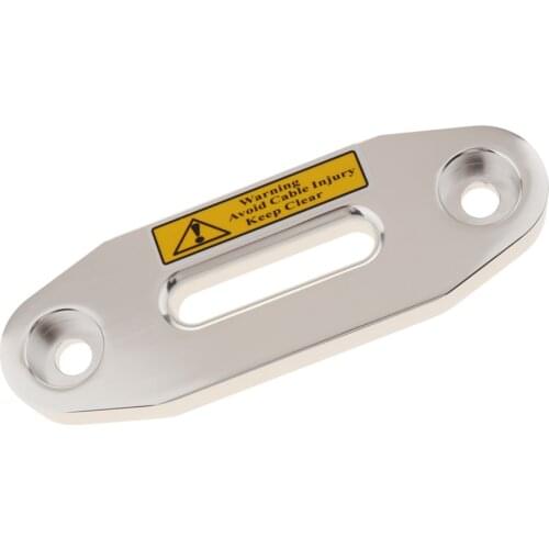 Alloy Hawse Fairlead for Synthetic Winch Rope, Cable Lead Guide for 3000LB Winch Using for Restoration Quad Car ATV SUV