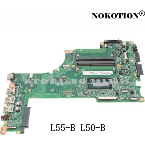 Nokotion A000300060 For Toshiba Satellite L50-B L55T-B 2955U DA0BLIMB6F0 Laptop Motherboard With 2995U Cpu On Board