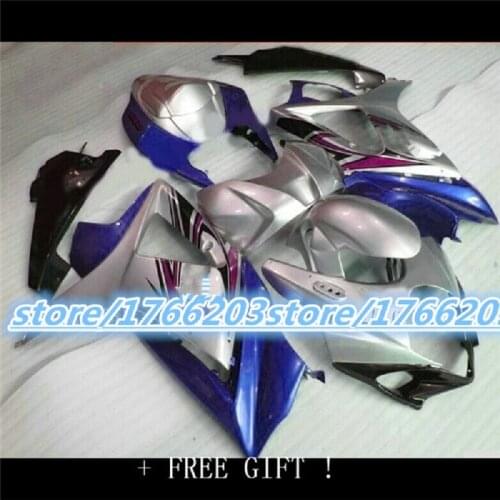 Fairing For SUZUKI GSX-R1000 K7 07 08 blue silver Black GSX R1000 GSXR 1000 NEW K7 07-08 GSXR1000 2007 2008 Body