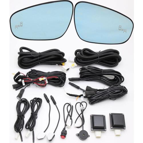 Blind Spot Assistant System BSM Blue Mirror Glare Proof Base-Heated For 2012-2020 Toyota Crown