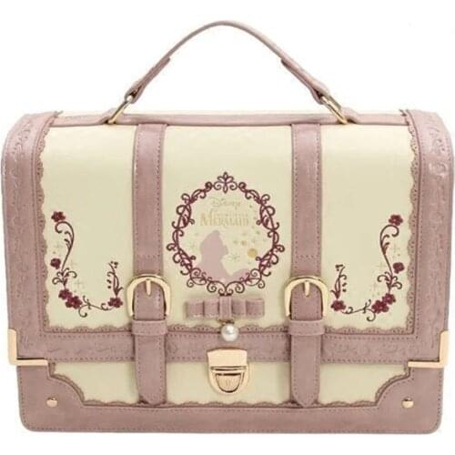 Lolita Style Pink Alice Embroidery Handbag axes femm Shoulder BAG Messenger Bag School Wo Lady Girls Bag