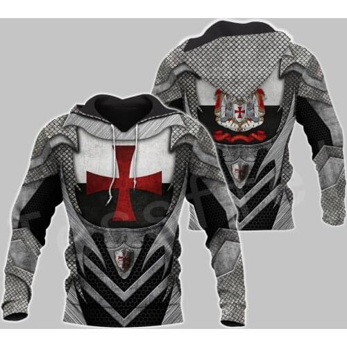 Tessffel Knight Templar Armor Pullover Streetwear Harajuku Funny Tracksuit 3DPrint Zipper/Hoodies/Sweatshirt/Jacket/Men/Women s6
