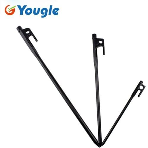 YOUGLE 4 pcs/lot Steel Tent Awning Peg Nails Fixed Pegs Tent Accessories 20cm 30cm 40cm