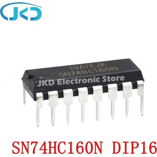 10pcs SN74HC160N 74HC160N 74HC160 DIP-16 New IC