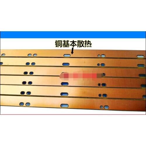 2pcs 32'' 570mm*17mm 10leds LED Backlight Lamps LED Strips w/ Optical Lens Fliter for TV Monitor Panel 30V New