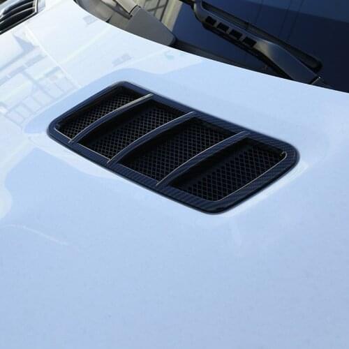 2pcs Carbon Fiber ABS Chrome Engine Roof Hood Frame Trim For Mercedes Benz ML GL GLE GLS Class W166 2013-2018 Car Accessories