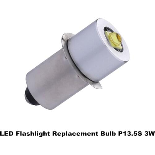 3W P13.5S 18V 3V 12V LED Updated Replacement Bulbs Flashlight CREE XPG2 Conversion Kit C/D AA Cells For Bike Maglite Roybi