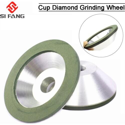 1Pc Diamond Grinding Wheel Cup Grinder Tool for Carbide Cutter Sharpener 150-400# High Quality