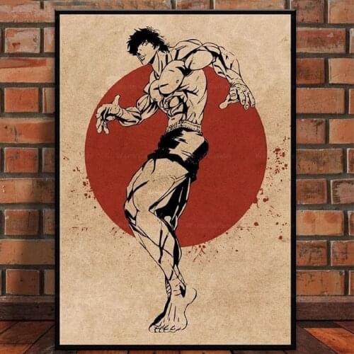Baki Hanma Anime Role Pictures Canvas Poster Home Decor Modern Hd Printed Painting Wall Art Modular Living Room Framed