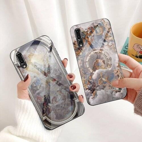 Renaissance Art Aesthetics Phone Case Tempered Glass For Huawei P30 P20 P10 lite honor 7A 8X 9 10 mate 20 Pro
