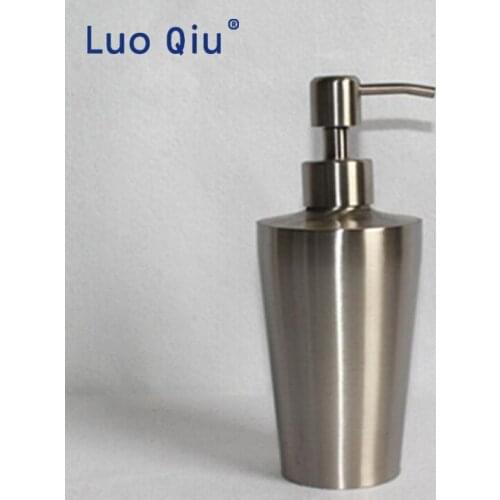 Stainless Steel Soap Dispenser Kitchen Sink Faucet Bathroom Shampoo Box Soap Container Deck Mounted Detergent Bottle 350ML