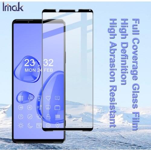 For Sony Xperia 1 III Imak Full Screen AB Glue Pro+Version Tempered Glass For Sony Xperia 1 III Screen Protector Protective Film