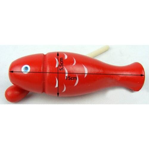The Kindergarten Instrument Aids Children Percussion Small Wooden Wooden Fish With Music Instruments Tap On A Sound Toys 2021