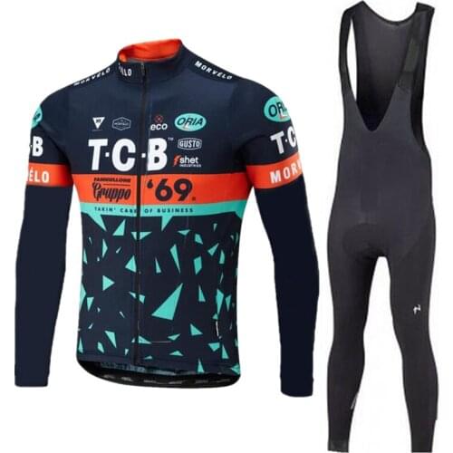 2019 Pro team Morvelo long sleeve Cycling Jersey pants Set Cycling Clothing Road Bike Jerseys Bicycle Clothes Bib Pants Suits