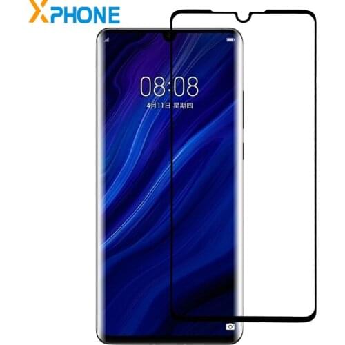 Edge Glue 3D Full Screen Tempered Glass Film for Huawei P30 Pro Mobile Phone Screen Protector
