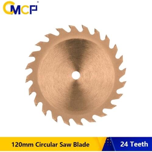 CMCP TiCN Coated Circular Saw Blade 120x1.8x9.5mm Wood Saw Blade 24 Teeth TCT Saw Blade Carbide Tipped Cutting Disc