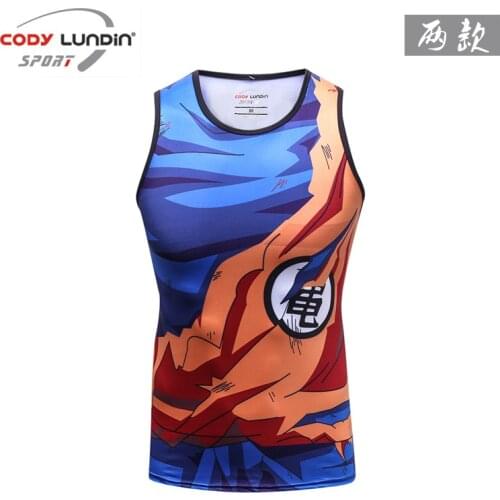Sport Compression Tank Top Men Running Vest Bodybuilding Jogging Stringer Singlet Quick Dry Gym Workout Fitness Sleeveless Shirt