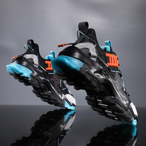 Mens Platform Open Walking Shoes High Quality Shoes Sneakers Male Sport Shoes Fashion Paltform Sneakers Comfortable For Work