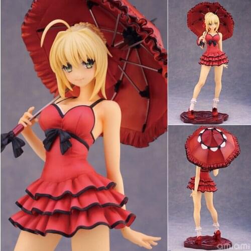 NEW hot 25cm Fate stay night Nero Claudius Caesar Augustus Germanicus Saber action figure toys Christmas gift collectors baili