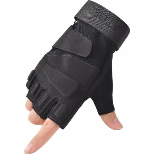 Newly Army Fingerless Tactical Gloves Men Women Anti-Skid Half Finger Military Shooting Mittens SWAT Fighting Combat Male Gloves