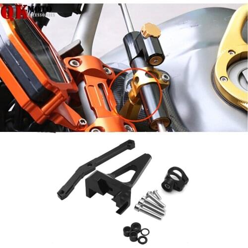 New Arrival high quality Motorcycle CNC Adjustable Steering Stabilize Damper bracket Mount kit For YAMAHA MT-09 FZ09 2013- 2016