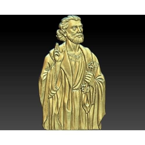 Religion icon 3D model relief for CNC router engrave Artcam Aspire type3 STL format file