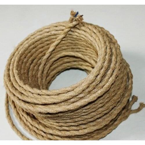 Retro Chandelier Vintage Chandelier DIY Spider Light Edison Power Line Wire Rope Braided Wire Chandelier Lighting Accessories