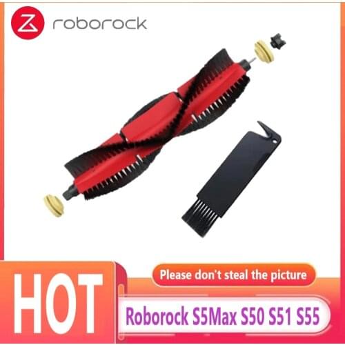 For Xiaomi Roborock S5 Max S6 Maxv Pure / S50 S60 S52 S55 / E4 E3 Detachable Main Brush Roll Parts Vacuum Cleaner Accessroies