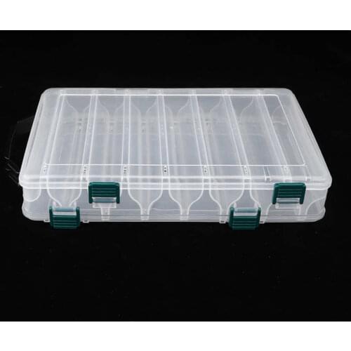 Fishing Box Double Sided Fishing Lure Storage Box Big Size Container Fishing Tackle Bait Box Case Fishing Accessories