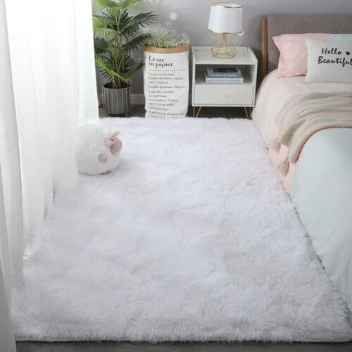 Super Soft Fluffy Large Area Rug Shaggy Plush Carpet Living Room Carpet Home Decor Rugs Bedroom Silky Smooth Rug Nursery Rugs