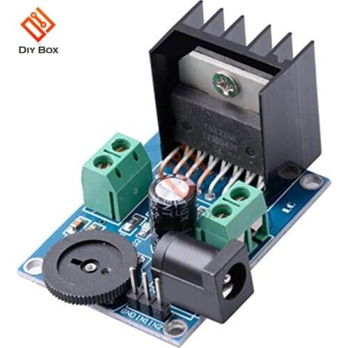TDA7266 Amplifier Board 7W+7W DC 3-18V 2.0 Channel Audio Power AMP with Volume Control for Home Car Speakers DIY Kits