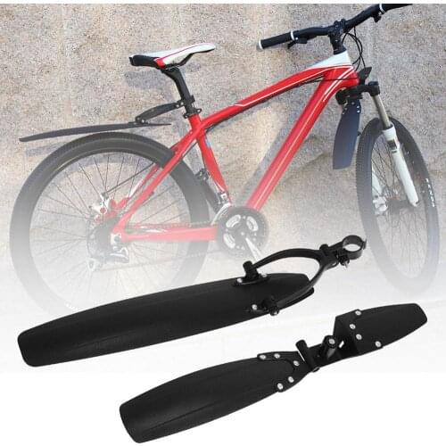 1 Pair Bicycle Mountain Bike MTB Front Rear Fenders Mudguards Splash Guards Fenders Mudguards Splash Guards