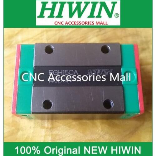 1PCS HIWIN EGH15CA linear guide slider block EGH15CA Carriage guide block for HGR15 linear guide rail