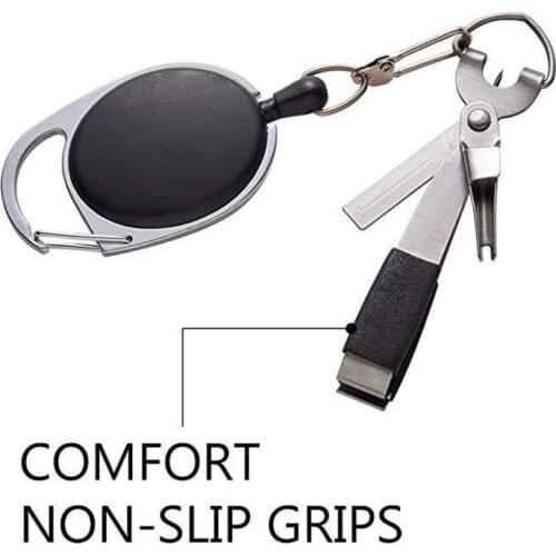 1pcs Fishing Quick Knot Tool Fast Tie Nail Knotter Line Cutter Clipper Nipper Hook Sharpener Fly Tying Tool Fishing Tackle Gear